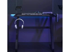 Garden Furniture Mesa Gaming|Paul-François-Alain Escritorio gaming con patas en forma de ZZ 90x60x75 cm