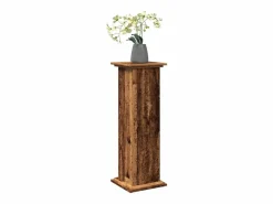 Pedestal con almacenamiento de madera vieja de ingeniería de madera Marru00f3n Outlet
