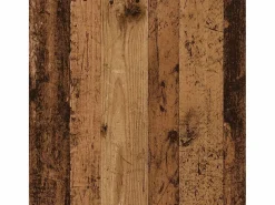 Pedestal con almacenamiento de madera vieja de ingeniería de madera Marru00f3n Outlet