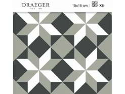 Pegatinas de azulejos 15 X 15 cm - Estrellas geométricas^Draeger Online