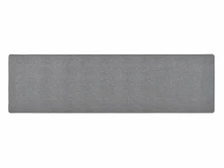 Garden Furniture Pelle Alfombra de pasillo oscuro 50x200 cm Gris Best