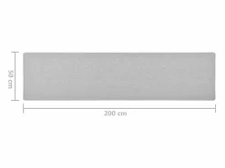 Pelle Alfombra de pasillo claro 50x200 cm^Garden Furniture Online
