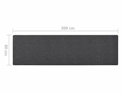 Pelle Alfombra de pasillo 80x300 cm^Garden Furniture Outlet