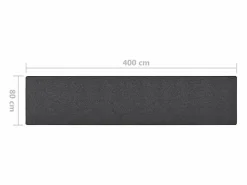 Pelle Alfombra de pasillo 80x400 cm^Garden Furniture New