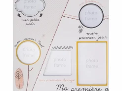 Sauthon Pell-mell 12 fotos Tipi de madera Beige