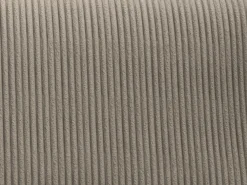 Vente-unique Pequeño Sofá cama rinconera derecha de pana beige AMELIA Topo Discount