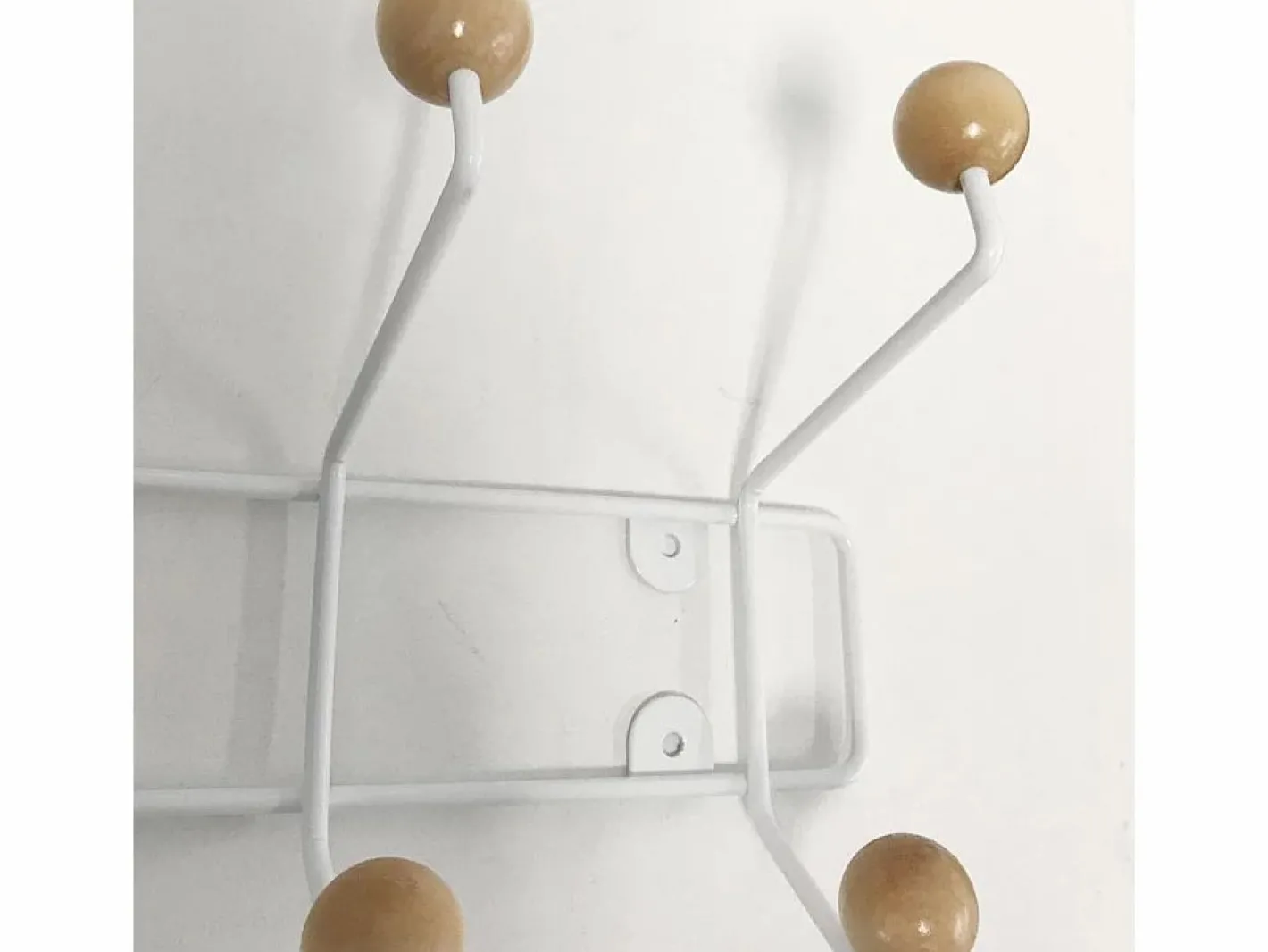 Pt Living Perchero|Percha de madera Saturnus de 8 ganchos Madera blanca y clara