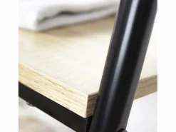 Calicosy Burro Para Ropa|Perchero 2 baldas estilo industrial - y efecto madera