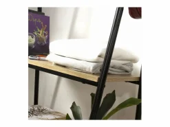 Calicosy Burro Para Ropa|Perchero 2 baldas estilo industrial - y efecto madera