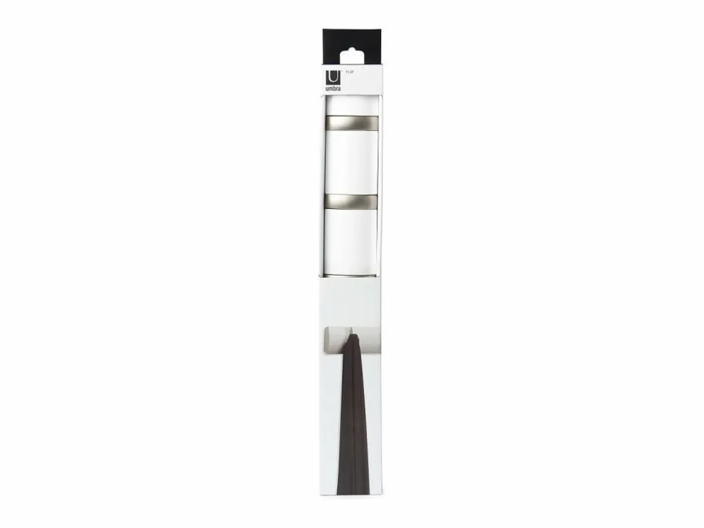 Umbra Perchero abatible 5 ganchos Blanco Hot