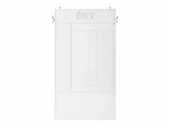 OKWISH Perchero|Perchero con 1 puerta, 4 compartimentos abiertos y 6 ganchos