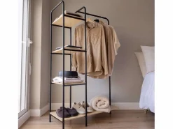 Burro Para Ropa|Perchero Burro Hangy Wood 400 - Newlux