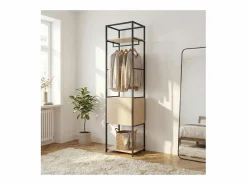 Perchero cerrado de madera y metal W50 x H200 cm JUNIO^ Clearance