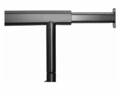 Helloshop26 Burro Para Ropa|Perchero con ruedas capacidad de carga 70 kg resistente plegable armario extensible 160 cm estante de almacenamiento 12_0003660