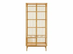 Helloshop26 Perchero de bambú 185 x 80 x 45 cm natural 03_0008145 Marru00f3n Discount