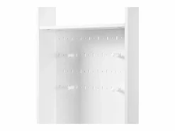 Perchero de entrada con banco acolchado, 4 ganchos y espacio de almacenamiento^OKWISH Clearance