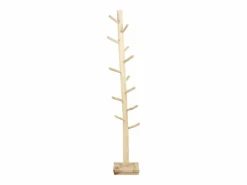 Vente-unique Perchero|Perchero de madera de teca - Color: natural - LIPALIA