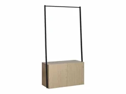 Perchero de madera y metal L90 x H175 cm ALTA Negro Hot