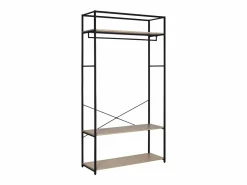 Armario Abierto, Vestidor|Perchero de madera y metal 110x200cm JUNE