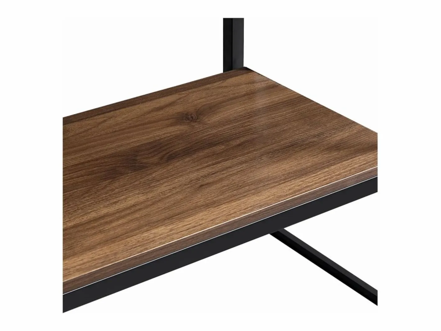 Perchero de metal y MDF 180 x 120 x 40 cm efecto nogal 03_0008134^Helloshop26 Hot