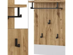 Perchero de pared /artesano 44x25.6x83 selena^Vicco Outlet