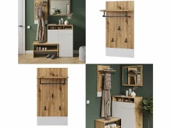 Perchero de pared /artesano 44x25.6x83 selena^Vicco Outlet