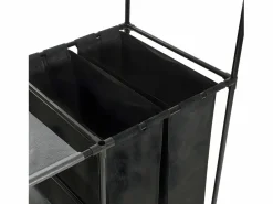 Mueble Perchero|Perchero de ropa de acero y textil no tejido 87x44x158 cm ES839718