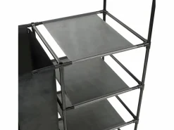 Mueble Perchero|Perchero de ropa de acero y textil no tejido 87x44x158 cm ES839718