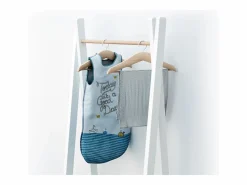 Perchero infantil HOOKI madera - Blanco/Haya Cruda - 50 x 30 x 130 cm^AT4 Outlet