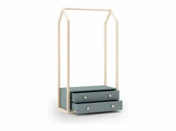 duehome Perchero juvenil Misty Breeze Verde Salvia - Oak Soft Gris Clearance