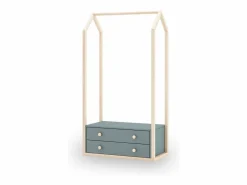 duehome Perchero juvenil Misty Breeze Verde Salvia - Oak Soft Gris Clearance