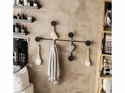 Perchero mural con 6 ganchos en metal H60 cm - DAMA^Calicosy Best