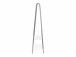 vidaxl Perchero de Acero con 2 Estantes para Dormitorio o Vestuario - 59 x 35 x 150 cm Negro Discount