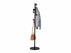 Five Perchero pie Recibidor Circle 8 colgadores Estilo Industrial 176 cm Negro Clearance