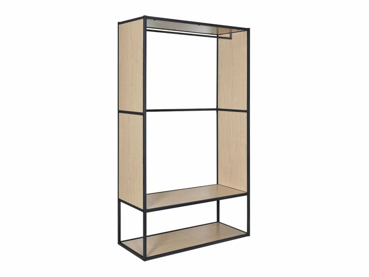 Perchero reversible de madera y metal OSLO Gris