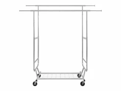 Burro Para Ropa|Perchero SucceBuy de Alta Resistencia, con Doble Barra para Colgar, Capacidad de 272 kg, Acero Duradero