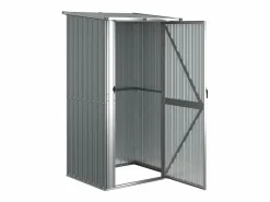 Perdir Cobertizo de jardín acero galvanizado 118,5x97x209,5 cm^Garden Furniture Hot