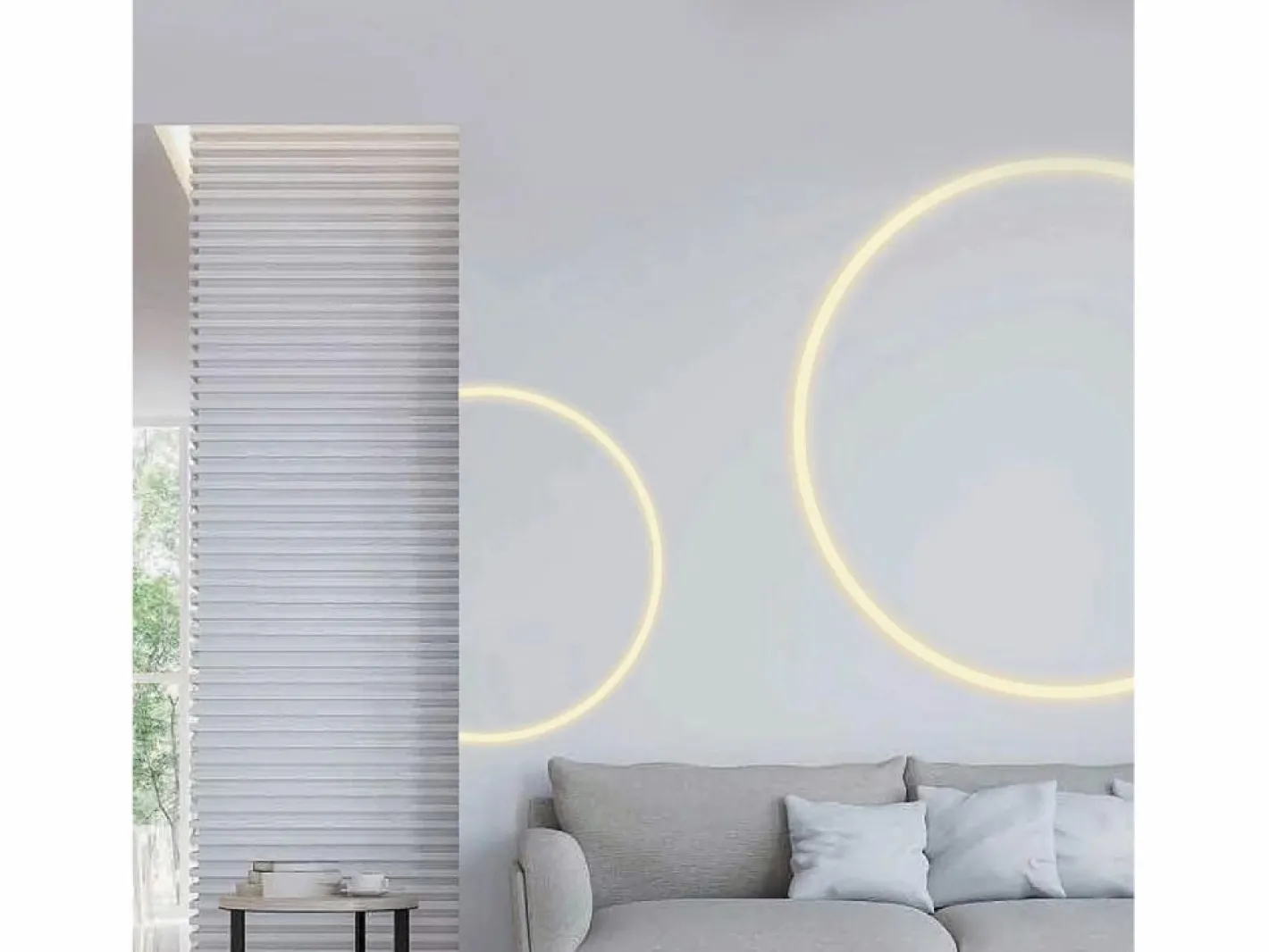 Perfil Neón SFLEX 24x18 Superficie Semicircular Curva Vertical para Tira LED IP20 hasta 15 mm 2 m^Ledkia Discount
