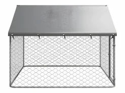 Seguridad Para Mascotas|Perrera de exterior con tejado 200x200x150 cm ES719518
