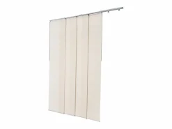 Persiana de Paneles SucceBuy con Riel Extensible, 116-218 cm de Ancho, Panel Japonés Vertical Ajustable hasta 243 cm de Altura, Marrón Claro Beige Online