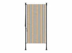 Persiana enrollable exterior tela acero y blanco ES736047 Amarillo New