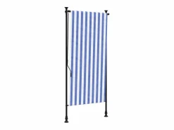 Persiana enrollable exterior tela acero blanco 100x270 cm ES148128^ Clearance