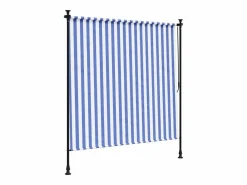 Estor Y Toldo|Persiana enrollable exterior tela acero blanco 150x270 cm ES830286