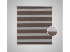 Helloshop26 Persiana enrollable marrón filtrante de luz 60 x 120 cm cortina para ventana persiana de privacidad 4102087 Marru00f3n Outlet