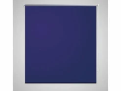 Persiana enrollable opaca azul de 80 x 175 cm cortina para ventana persiana de privacidad 4102006^Helloshop26 Hot