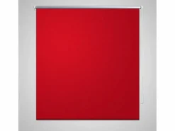 Persiana enrollable opaca roja de 80 x 230 cm cortina de ventana persiana de privacidad 4102042^Helloshop26 Best