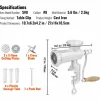 Materiales Y Utensilios De Cocina|Picadora De Carne Manual SucceBuy, De Hierro Fundido Resistente Con Abrazadera De Mesa De Acero