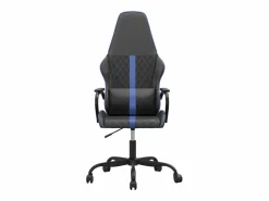 Clicnbuy Silla Gaming|piezas Silla gaming con masaje cuero sintético y negro