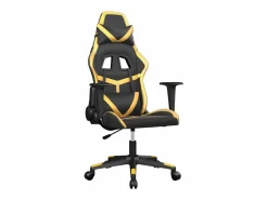 piezas Silla gaming de masaje cuero sintético negro y^Clicnbuy