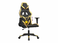 piezas Silla gaming de masaje cuero sintético negro y^Clicnbuy